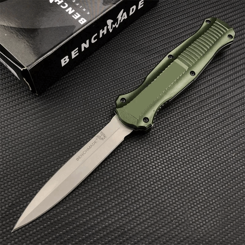 Benchmade 3300 For Hiking camping Green Silver