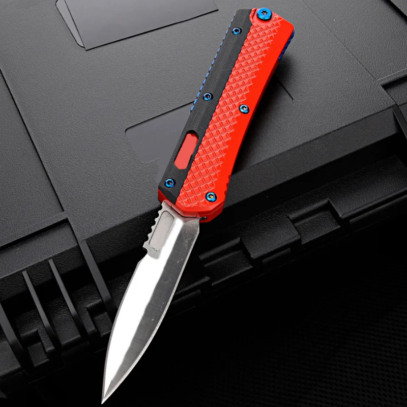 M390 Blade Micro tech UT 184-10S Signature Series Glykon OTF Knife - Woknives