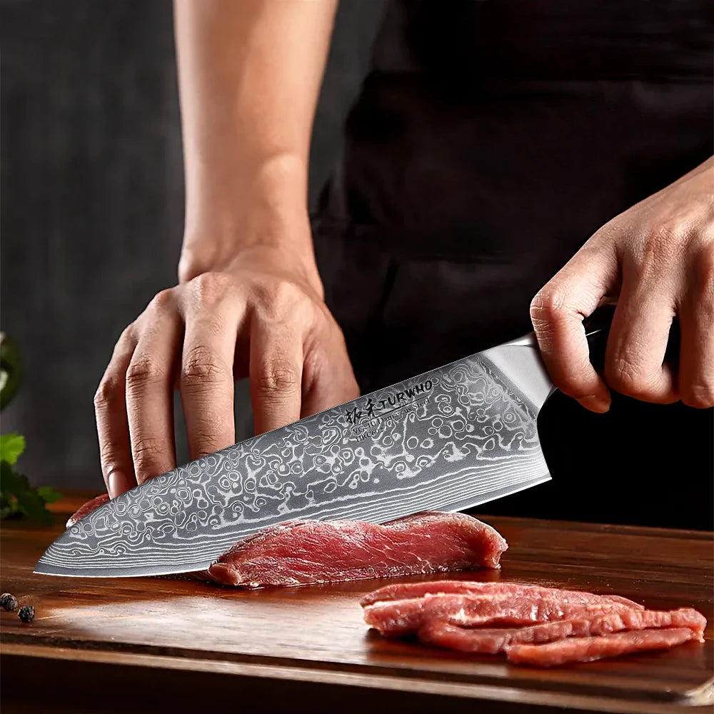 Woknives™ 8-Inch Professional Damascus Chef Knife – Japanese 67-Layer VG10 Steel Blade