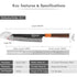 Woknives™ 8.2-inch Japanese Hand Forged Kiritsuke Knife – 67-Layer Damascus Steel Chef Knife