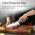 WOKNIVES™ Premium 6.5-Inch German Steel Chef Knife – High-Temperature Forged Utility Blade with Ebony Handle