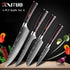 WOknives™ 1-10 Pcs Laser Damascus Kitchen Knife Set – Ultra-Sharp Japanese Chef, Santoku & Cleaver Set