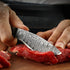 WOKNIVES™ Heavy-Duty Forged Boning & Butcher Knife – Damascus Pattern Barbecue Machete Cleaver
