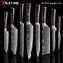 WOknives™ 1-10 Pcs Laser Damascus Kitchen Knife Set – Ultra-Sharp Japanese Chef, Santoku & Cleaver Set