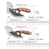 Multifunctional Kitchen Knife Forged Knife Meat Cleaver Stainless Steel Boning Knife with Bottle Opener Portable Pocket Knife