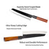Japanese Kiritsuke Knife with Octagon Handle,  8" Gyuto Kitchen Chef Knives, Sharp Blade Salmon Tool, New Gift