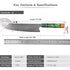 WOKNIVES™ Premium 8-Inch Damascus Chef Knife – 67-Layer VG10 Core with Unique Stabilized Colored Wood Handle