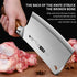 Woknives™ Heavy Duty Hand Forged Bone & Meat Cleaver – Premium Full Tang Butcher Knife