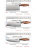Woknives™ Stainless Steel Chef Knife Set with Laser Damascus Pattern & Knife Holder