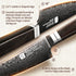 WOKNIVES™ Premium 3-Piece Damascus Steel Knife Set – 12Cr18MoV Core Utility, Santoku & Bunka Kitchen Knife Collection