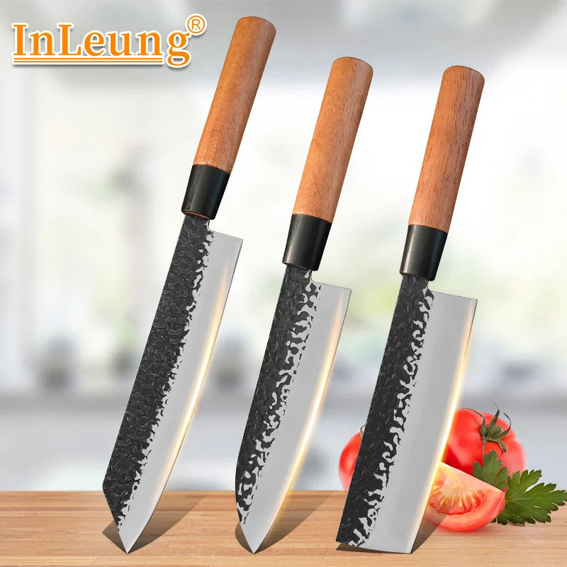 Sashimi Knife Chef's Cooking Slicing Handmade Blade BBQ Kitchen Knives Fish Filleting Cleaver Meat Chop Vegetables Fruit Knives