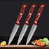 Fruit knife Sharp stainless steel kitchen knife Paring knife Imitation wood plastic handle knife perfect for home cooking knives