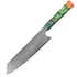 WOKNIVES™ Premium 8-Inch Damascus Chef Knife – 67-Layer VG10 Core with Unique Stabilized Colored Wood Handle