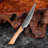 WOKNIVES™ Premium 5.5-Inch Japanese Damascus Steel Utility Knife – Full Tang Pakkawood Handle Curved Peeling Blade