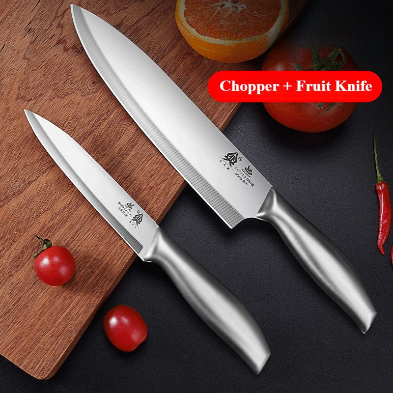 Woknives™ Classic Series Stainless Steel Utility Knife – High-Quality Multi-Functional Fruit & Veggie Slicer