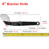 Woknives™ Premium Hand Forged BBQ Boning Knife – Full Tang Fish Fillet & Butcher Cleaver