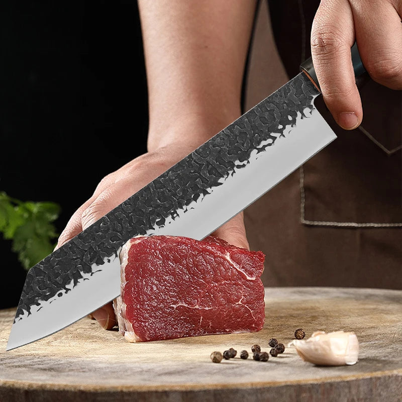 Sashimi Knife Chef's Cooking Slicing Handmade Blade BBQ Kitchen Knives Fish Filleting Cleaver Meat Chop Vegetables Fruit Knives