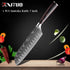 WOknives™ 1-10 Pcs Laser Damascus Kitchen Knife Set – Ultra-Sharp Japanese Chef, Santoku & Cleaver Set