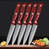 Fruit knife Sharp stainless steel kitchen knife Paring knife Imitation wood plastic handle knife perfect for home cooking knives