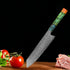 WOKNIVES™ Premium 8-Inch Damascus Chef Knife – 67-Layer VG10 Core with Unique Stabilized Colored Wood Handle