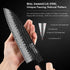TURWHO 7" Japanese Santoku Knife Damascus Steel Hand Forged Cleaver Kitchen Chef Knife Handmade Cooking Tools Olive Wood Handle