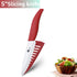 Ceramic Knife 3 4 5 inch + 6 inch Kitchen Knives Serrated Bread White Blade Fruit Chef Knife Vege Cook Tool