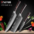 WOknives™ 1-10 Pcs Laser Damascus Kitchen Knife Set – Ultra-Sharp Japanese Chef, Santoku & Cleaver Set