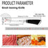 Stainless Steel Fillet Knife Boning Knife with Non-Slip Professional Japanese Fish Knives for Meat Cleaver Poultry Cutting