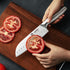 All Steel Professional Kitchen Knife Set 7inch Santoku Knife Meat Cleaver Boning Knife  Bread Cutting Kitchen Accessories