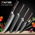 WOknives™ 1-10 Pcs Laser Damascus Kitchen Knife Set – Ultra-Sharp Japanese Chef, Santoku & Cleaver Set