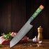 WOKNIVES™ Premium 8-Inch Damascus Chef Knife – 67-Layer VG10 Core with Unique Stabilized Colored Wood Handle