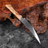 WOKNIVES™ Premium 5.5-Inch Japanese Damascus Steel Utility Knife – Full Tang Pakkawood Handle Curved Peeling Blade