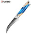 XITUO Damascus Kitchen Knife Set HighQuality 1-7PC Japanese VG10 Steel Chef Knife Cleaver Santoku Boning Fruit Knife Blue Resin