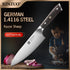 WOKNIVES™ Premium 6.5-Inch German Steel Chef Knife – High-Temperature Forged Utility Blade with Ebony Handle
