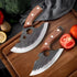Multifunctional Kitchen Knife Forged Knife Meat Cleaver Stainless Steel Boning Knife with Bottle Opener Portable Pocket Knife