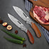 Damascus Knives Folding Knife Cleaver Meat Vegetable Slicing Fish Kitchen Knives Chef Cooking Meat Butcher Boning Folding Knives