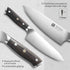 WOKNIVES™ Premium 6.5-Inch German Steel Chef Knife – High-Temperature Forged Utility Blade with Ebony Handle