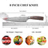 Woknives™ High Carbon Stainless Steel Chef Knife Set – 8" & 5.5" Razor Sharp Slicing Knives