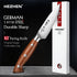 HEZHEN 1PC or 5PC Kitchen Knife Set 1.4116 steel Red Wood Handle Cook Tools Core Blade Kitchen Knife Accessories Box Packing
