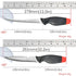 WXCOO Fish Filleting Knife Stainless Steel Ultra-sharp Boning Knife Multi-purpose Meat Cleaver Sushi Slicer Fruit Peeler Fish