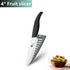 Ceramic Knife 3 4 5 inch + 6 inch Kitchen Knives Serrated Bread White Blade Fruit Chef Knife Vege Cook Tool