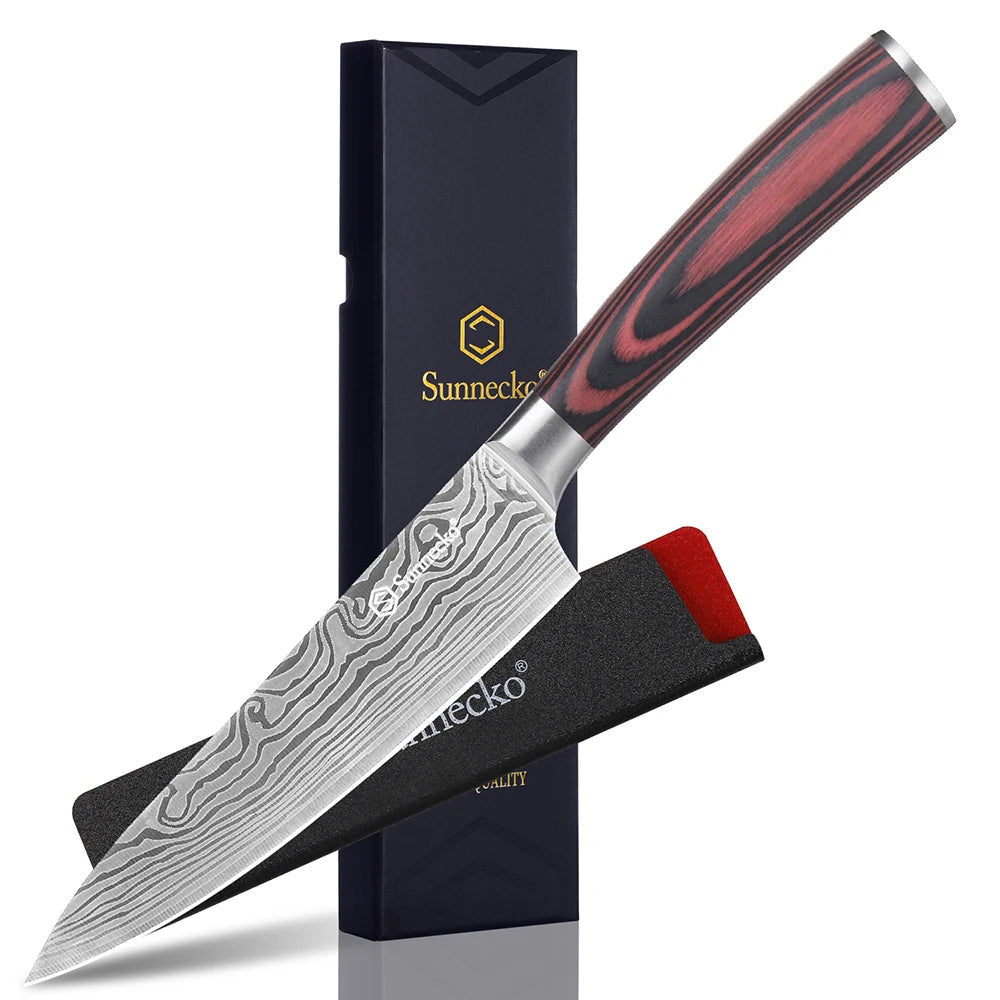 Woknives™ High Carbon Stainless Steel Chef Knife Set – 8" & 5.5" Razor Sharp Slicing Knives