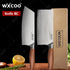 Woknives™ Stainless Steel Chef Knife Set with Laser Damascus Pattern & Knife Holder
