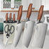 Woknives™ Stainless Steel Chef Knife Set with Laser Damascus Pattern & Knife Holder