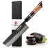 TURWHO Hand Forged Kitchen Knives Damascus Steel VG10 Chef Knife Japanese Kiritsuke Nakiri Utility Slicing Salmon Sashimi Knife