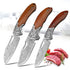 Damascus Knives Folding Knife Cleaver Meat Vegetable Slicing Fish Kitchen Knives Chef Cooking Meat Butcher Boning Folding Knives