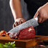 woknives™ 8-inch Professional Chef's Knife - 67-Layer Damascus Steel - VG10 Core - Durable G10 Black Handle