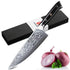 woknives™ 8-inch Professional Chef's Knife - 67-Layer Damascus Steel - VG10 Core - Durable G10 Black Handle