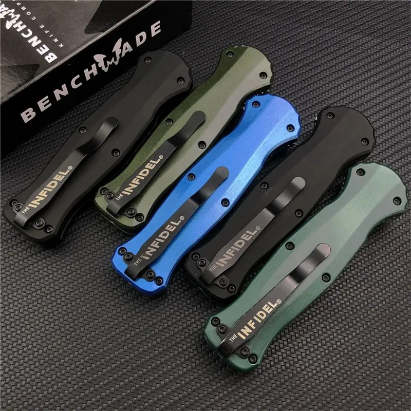7 Colors Knife Aluminum Handle For Hunting Outdoor Benchmade - Woknives