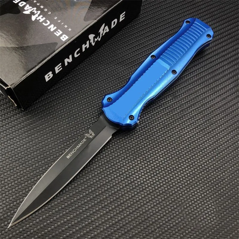 7 Colors Knife Aluminum Handle For Hunting Outdoor Benchmade - Woknives Blue Black